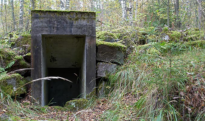 Infantry shelter at VT-line