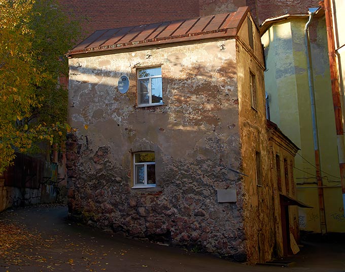 The oldest residential building in Vyborg - 16th century