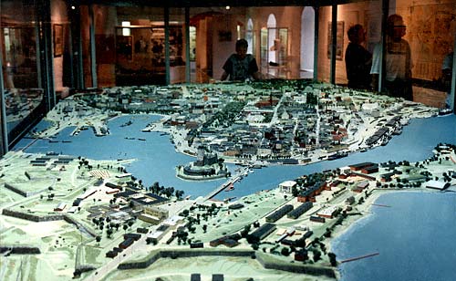 #1 - Model of city Viipuri (Vyborg) as it was on 2.09.1939, 10:30 local time